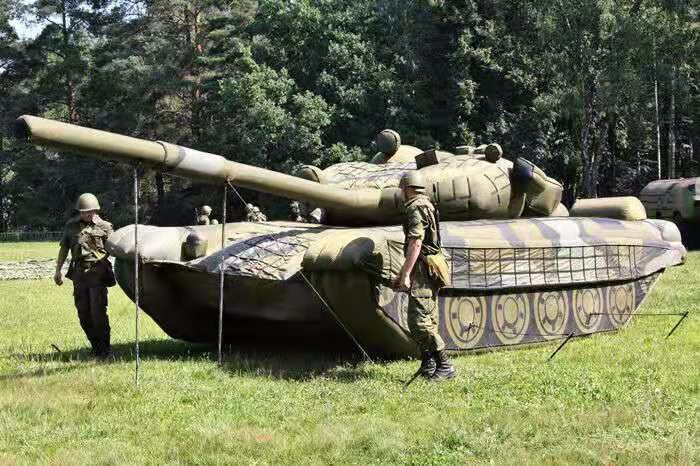 西沙部队充气坦克